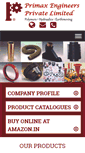 Mobile Screenshot of primaxengineers.com